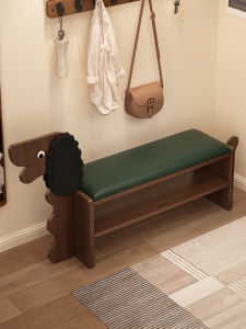CHUJUN | Creative Wooden Pet Dog Shoe Bench