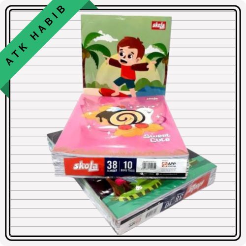 Panduan Membuat Layout Bullet Journal Tema Batik Wayang di Buku Tulis Sidu