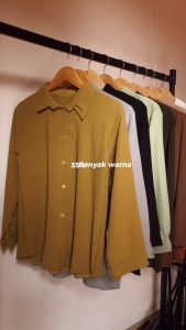 KEMEJA WANITA BAHAN CRINKLE