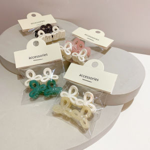 Elegant Durable Shark Clip Butterfly Knot Jelly Hair Accessory Fixed Stylish Banana Clip Versatile Fashion Jewelry