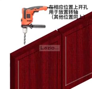 360 degree stainless steel heavy duty swing pivot door eccentric shaft guide Hinge with side ball bearing