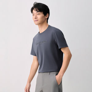 Summer New Fashionable Casual Mens T-shirt Thin Texture