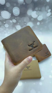 Rush Rider Full Grain Cowhide Leather Short Wallet Men