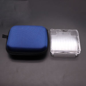 For GBA SP Hard Airform Airfoam Protective Game Pouch Bag Box Case For Game Boy Advance SP Transparent crystal box