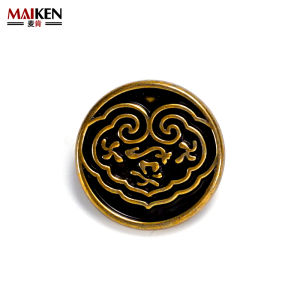 กระดุมโลหะ กระดุมเสื้อสูท กระดุมเสื้อสเวตเตอร์แบบเปิด กระดุมกางเกง กระดุมเสื้อผ้าระดับไฮเอนด์ สไตล์อังกฤษ ชุดเสื้อผ้า