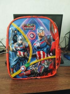 TAS SEKOLAH ANAK LAKI-LAKI TK LED KARAKTER MARVEL BATOK TIMBUL (3D) TERBARU