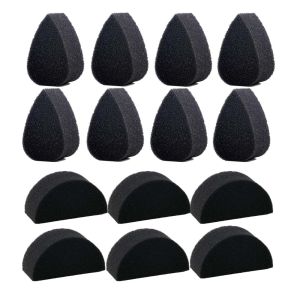 Bowitzki 14pcs Face Paint ฟองน้ํารูปร่างที่แตกต่างกัน8pcs กลีบฟองน้ํา6pcs ครึ่งวงกลมฟองน้ําสําหรับ Face Paint และ Body Paint