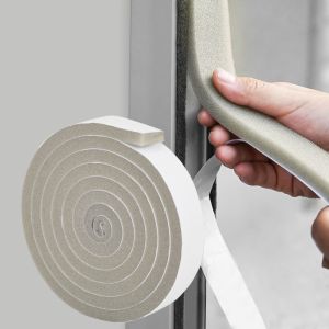 Door Window Sealing Strip Rubber Strip Door Joint Windproof Strip Sound Insulation Strips for Cabinets Sliding Doors Windows Sound-absorbing Doors Seals