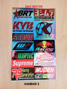 paket sticker seponsor bahan hologram murah meriah