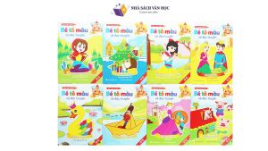 Sách - Bé Tô Màu Và Đọc Truyện Song Ngữ Việt - Anh (Bộ 8 Quyển) - Sắc Màu Cổ Tích