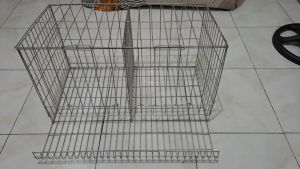 2pcs set battery cage 2 door galvanize for hen manok paitlogan.