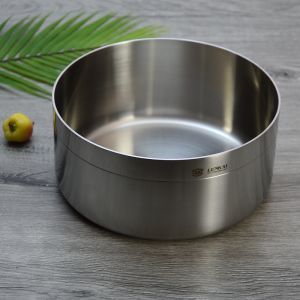 Thickened Food Grade 304 Stainless Steel Basin Fruit Plate Soup Making Vegetable Washing Large Chicken Hot Pot Basin