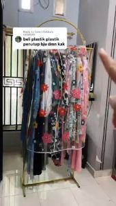 YHOME Cover Baju / Cover Pelindung Baju Pakaian Anti Debu Penutup Pakaian Baju Gantungan Anti Debu / Sarung Laundry Gantungan Pelindung Penutup Y263