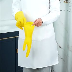 THICK Household Gloves / Laundry Gloves / Latex Gloves Latex Gloves Thicken Gloves Rubber Gloves Kitchen Dishwashing