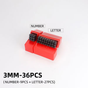 36pcs/set Leather Punching Stamp Set A-Z 0-9 Letters & Numbers Steel Stamper DIY Leather Crafting Sculpture Engraving Tool