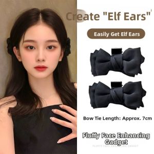 Bowknot Black Elevating Hair Clip