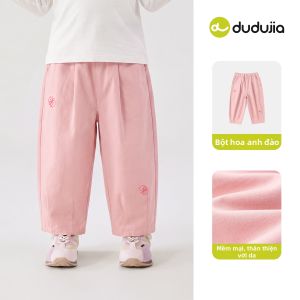 DUDUJIA | Quần Dài Cho Bé Gái 100% Cotton
