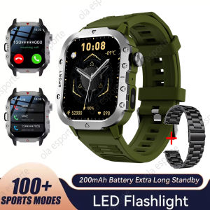 2026 New LED Mens Smart Watch Bluetooth Voice Control Multi-Sport Modes Health Monitoring Outdoor Sports Smartwatch Hw12