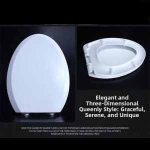 Slow Drop One-Click Install Urea Formaldehyde Resin Toilet Seat Cover