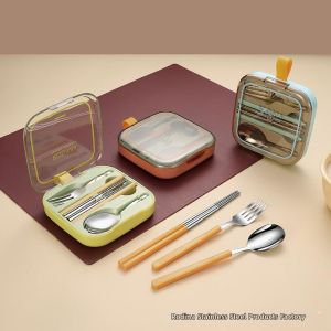 Portable Stainless Steel Tableware Set 3 Piece