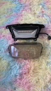 เหมาะสำหรับ Honda HONDA GIORNO125 ปรับเปลี่ยนเปลือกป้องกันไฟเบรกหลัง ฝาครอบไฟท้าย ฝาครอบไฟเบรก（การรับประกัน 1 ปี）