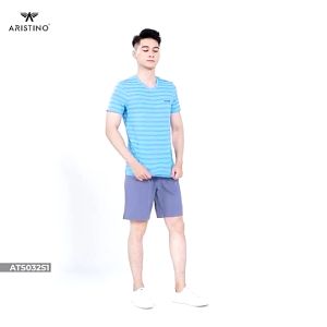 Áo thun nam ngắn tay ARISTINO trẻ trung năng động vải mềm mát ATS020S1 ATS032S1