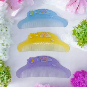 Sisir mini rambut anak motif lucu dan bagus warna warni