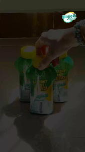 QinjieAi 2 in 1 Laundry Stain Remover Strong Decontamination Laundry Detergent Powder