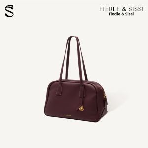 fiedle&sissi | Large Capacity Genuine Leather Commuter Handbag Boston Bag