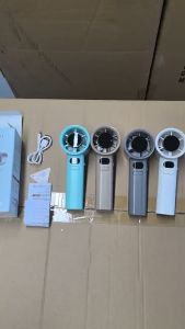 Mini Handheld Fan Portable USB Rechargeable With 120 Level Adjustable Air Volume Summer Strong Wind