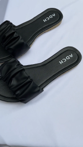 Sandal wanita terbaru sendal slop kerut perempuan 37-40 Adch x Adecyah
