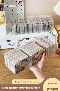 WEIAI | Card Storage Box with Dividers and Display