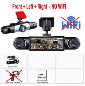 4Lens Car DVR 360 Degrees WIFI Video Recorder 1080P Dash Cam 3/4Channel Front Right left optional Rear View camera Car accessory