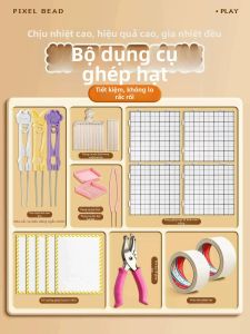 Bộ Công Cụ Hạt Đầy Đủ Bao Gồm Mũi Kéo Kim Dây Viết Ván Ủi Vải Ủi