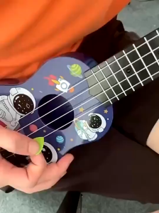 COD Kids Ukulele Guitar Toy Education Development Mini Toy Instruments Musical for Toddler Beginner