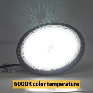 Hunta AC85-265V Led UFO High Bay Light 100W/200W Super Bright Chandeliers Industrial Lamp Waterproof Sunlight Warehouse Lamp