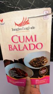 Cumi Balado Instan - Makanan Siap Saji - Makanan Instan - Tungku Bagindo