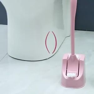 Bathroom Toilet Bowl Brush with Holder Bathroom Aaccessories Toilet Cleaner Brush/Silicone toilet