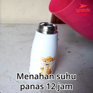 008-1 SPEEDS Vacuum Cup Tumblr Termos Air Panas Mini Botol Minum Anak Stainless Steel Tumblr