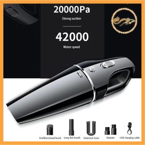 20000pa High Power Wireless Hand-Held Vacuum Cleaner: Car & Household Uses