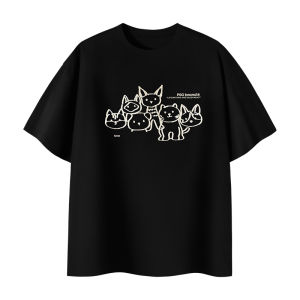 PSO Brand | Summer Cute Graffiti Cat Print T-shirts