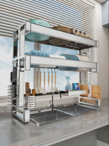 DELIXI | Giá Để Đồ Chậu Rửa Bếp Inox