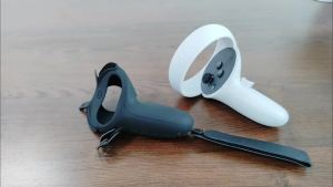 HUNDAI New VR Accessories Protective Cover For Oculus Quest 2 VR Touch Controller Silicone Cover Skin Handle Grip With Knuckle