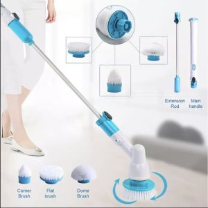 แปรงขัดห้องน้ำไฟฟ้าไร้สาย ชาร์จแบต แปรงขัดอัตโนมัติ แปรงขัดเอนกประสงค์ 3 in 1