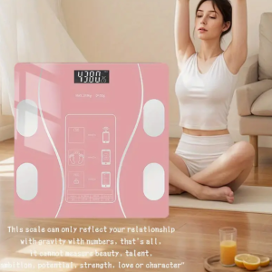 Digital bathroom scale-high-precision weighing scale with large display screen durable and sturdy structure