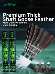 WAVAW | Durable Stability Duck and Goose Feather Shuttlecock