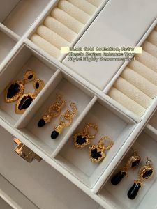 CAFFTI | Elegant Luxe Retro Style Earrings