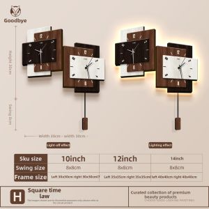HAOJIUBUJIAN | Corner Mount Digital Perpetual Calendar Clock
