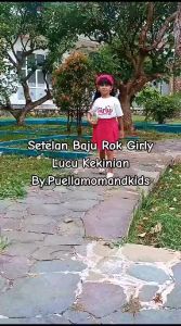 Puella Baju Setelan Rok Anak perempuan Premium Barbie Hornet Usia 1-7 Tahun