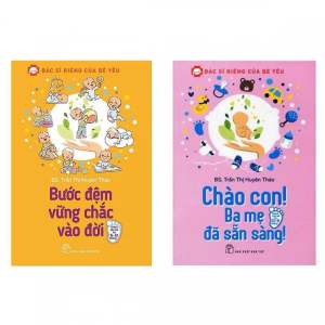Sách - Combo 2 cuốn Chào con ba mẹ đã sẵn sàng + Bước đệm vững chắc vào đời